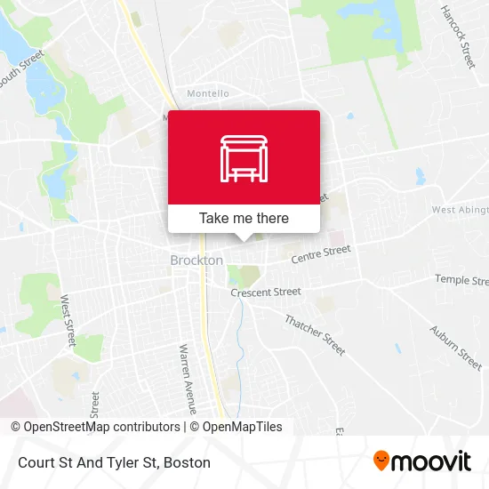 Court St And Tyler St map