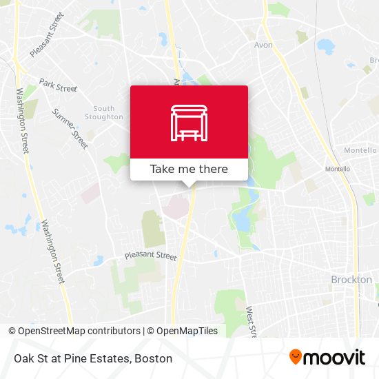 Oak St at Pine Estates map
