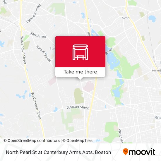 North Pearl St at Canterbury Arms Apts map
