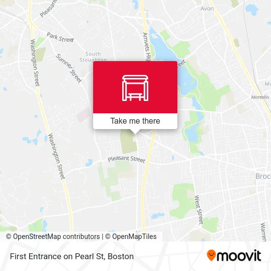 First Entrance on Pearl St map