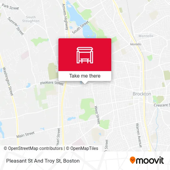 Pleasant St And Troy St map