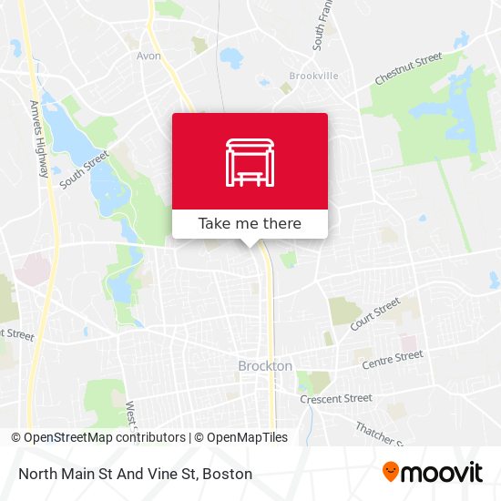 North Main St And Vine St map