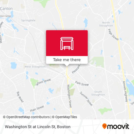 Mapa de Washington St at Lincoln St