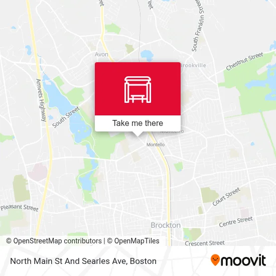 North Main St And Searles Ave map