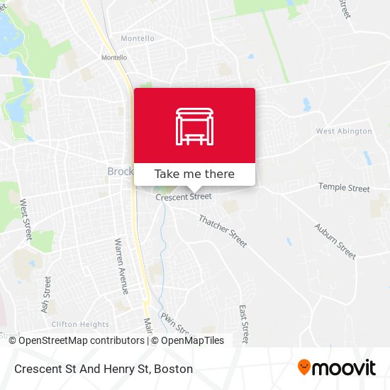 Crescent St And Henry St map