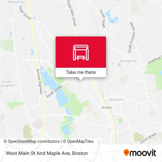 West Main St And Maple Ave map