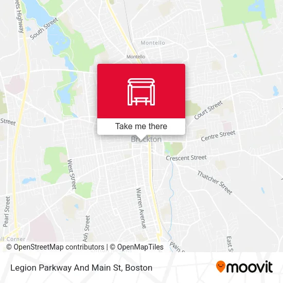 Mapa de Legion Parkway And Main St