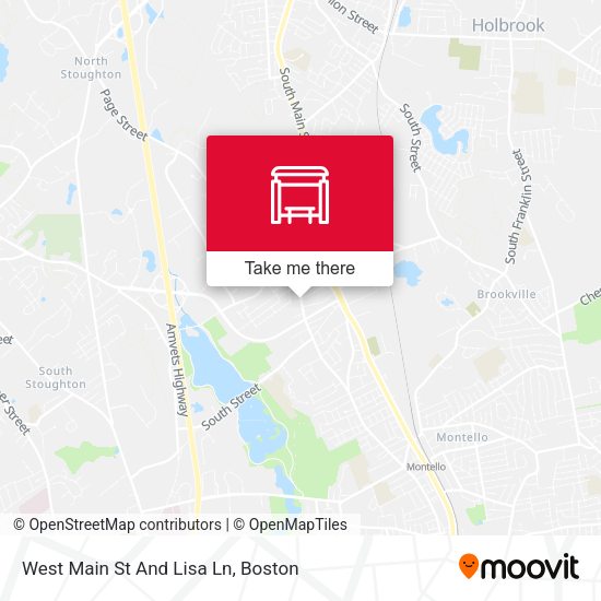 West Main St And Lisa Ln map