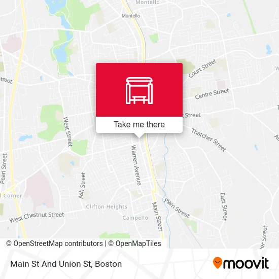 Main St And Union St map