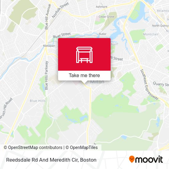 Mapa de Reedsdale Rd And Meredith Cir
