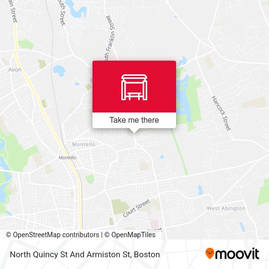 North Quincy St And Armiston St map