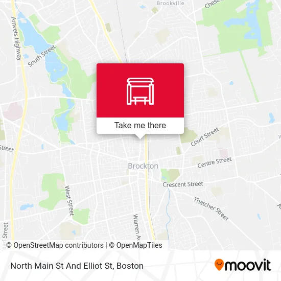 North Main St And Elliot St map