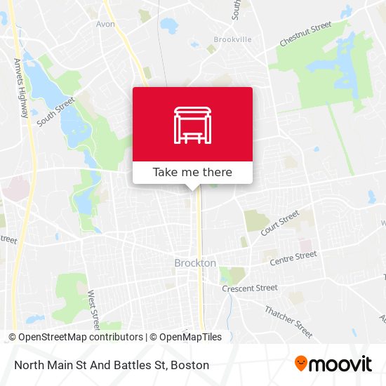 North Main St And Battles St map