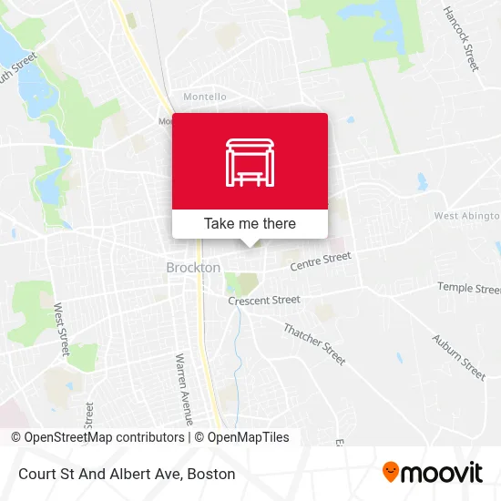 Court St And Albert Ave map