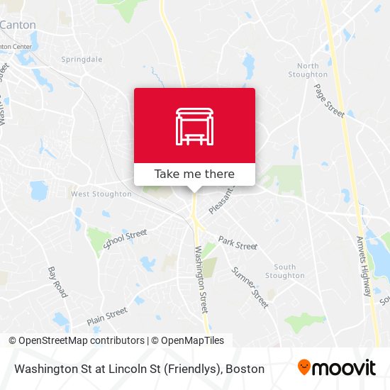 Mapa de Washington St at Lincoln St (Friendlys)