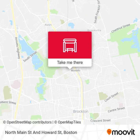 North Main St And Howard St map