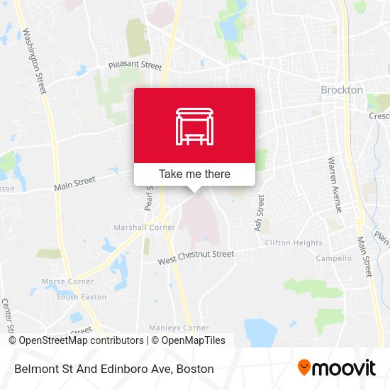 Belmont St And Edinboro Ave map