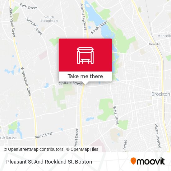 Pleasant St And Rockland St map