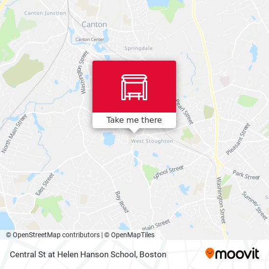 Central St at Helen Hanson School map