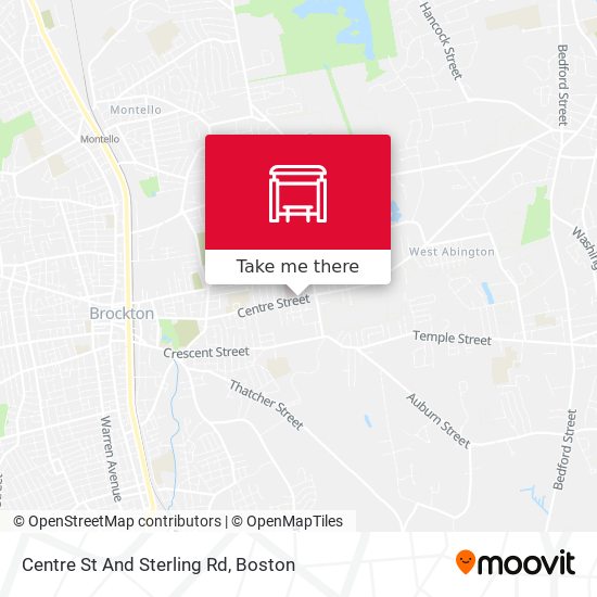 Centre St And Sterling Rd map