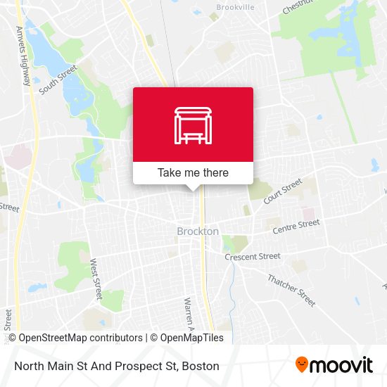 Mapa de North Main St And Prospect St