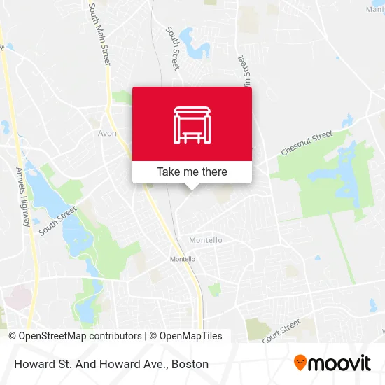 Howard St. And Howard Ave. map