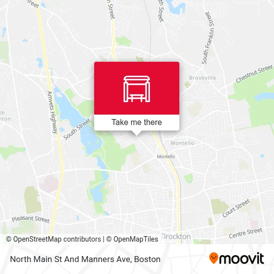 North Main St And Manners Ave map