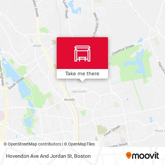 Hovendon Ave And Jordan St map