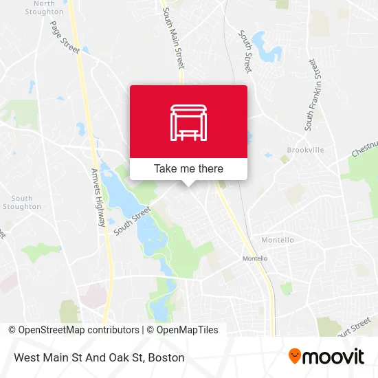 West Main St And Oak St map