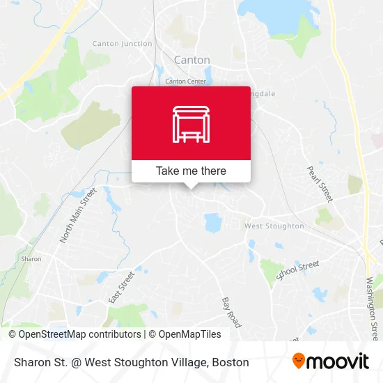 Sharon St. @ West Stoughton Village map