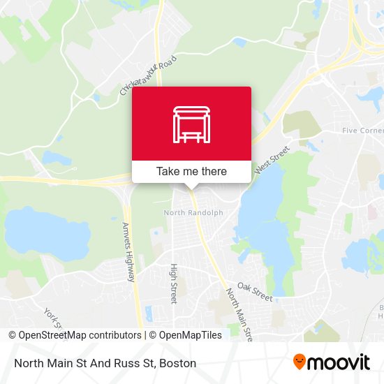 North Main St And Russ St map