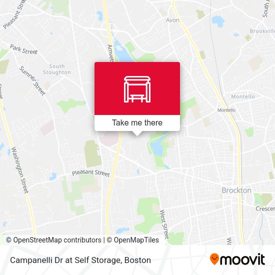 Mapa de Campanelli Dr at Self Storage