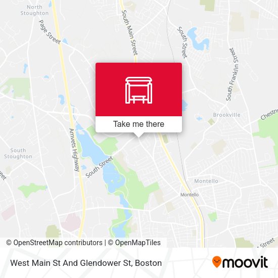 West Main St And Glendower St map