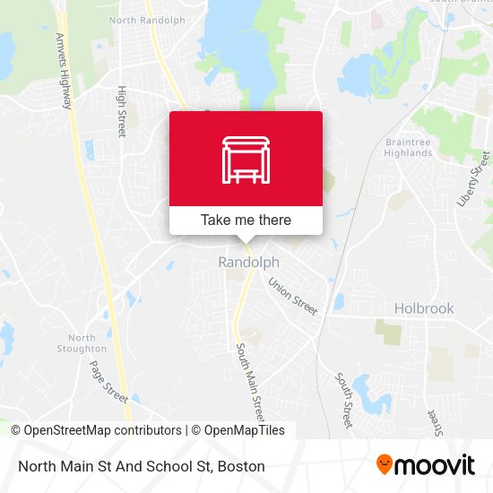 Mapa de North Main St And School St
