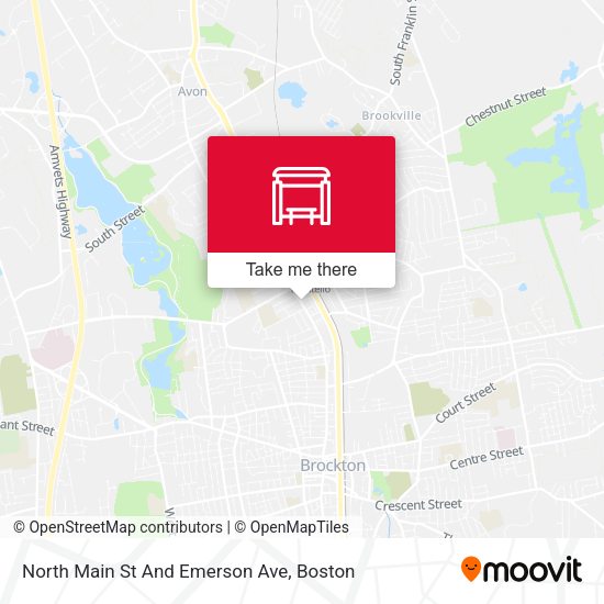 Mapa de North Main St And Emerson Ave