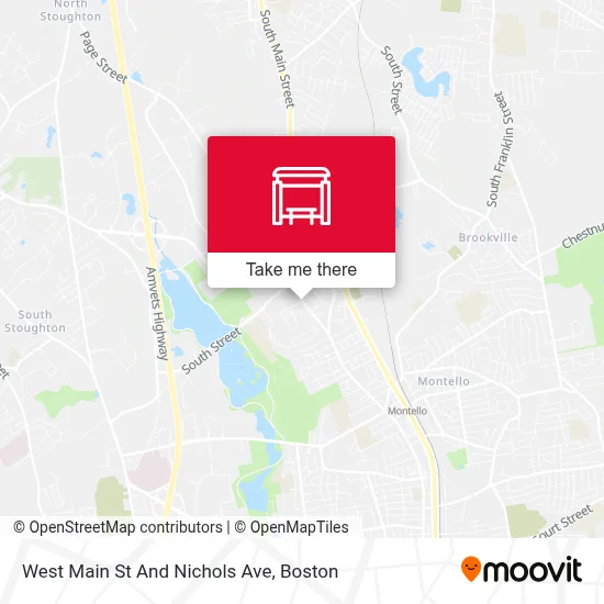 West Main St And Nichols Ave map
