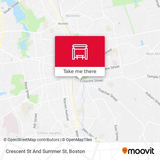 Crescent St And Summer St map