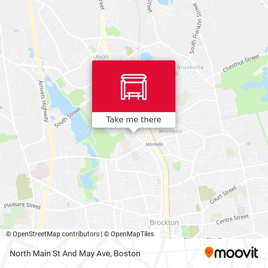 North Main St And May Ave map