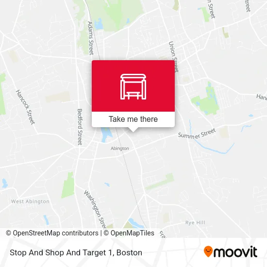 Stop And Shop And Target 1 map