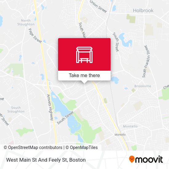 Mapa de West Main St And Feely St