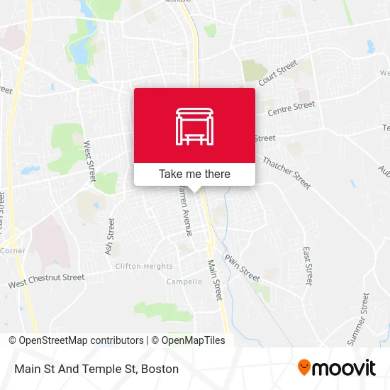 Main St And Temple St map