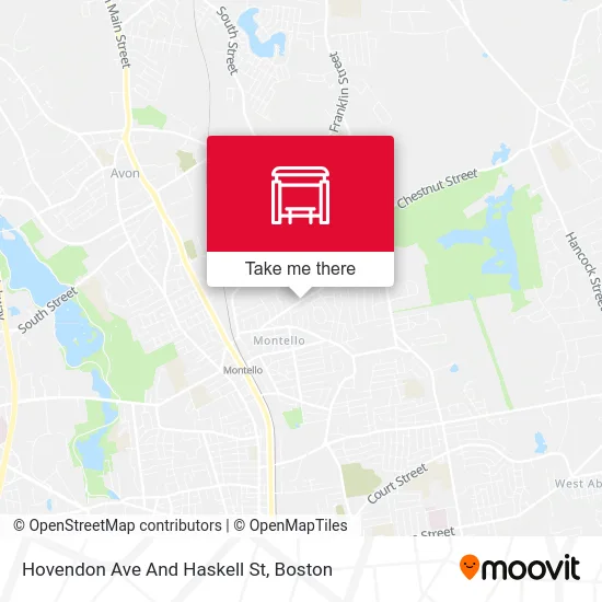 Hovendon Ave And Haskell St map