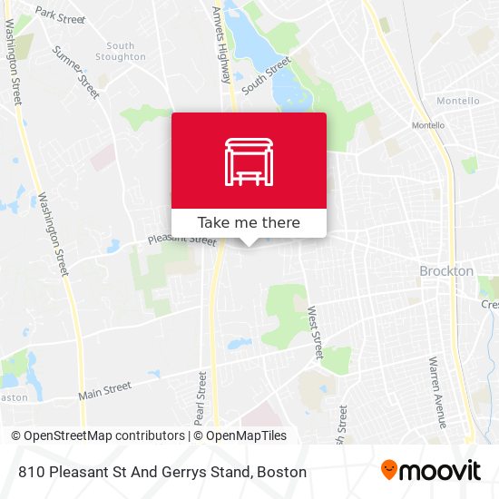 810 Pleasant St And Gerrys Stand map