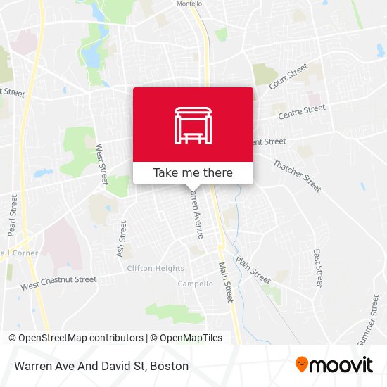 Mapa de Warren Ave And David St
