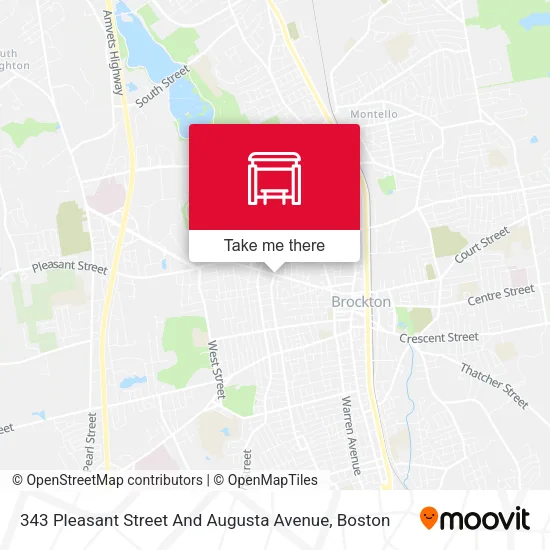 343 Pleasant Street And Augusta Avenue map