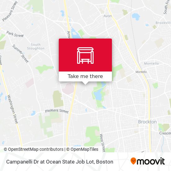 Mapa de Campanelli Dr at Ocean State Job Lot