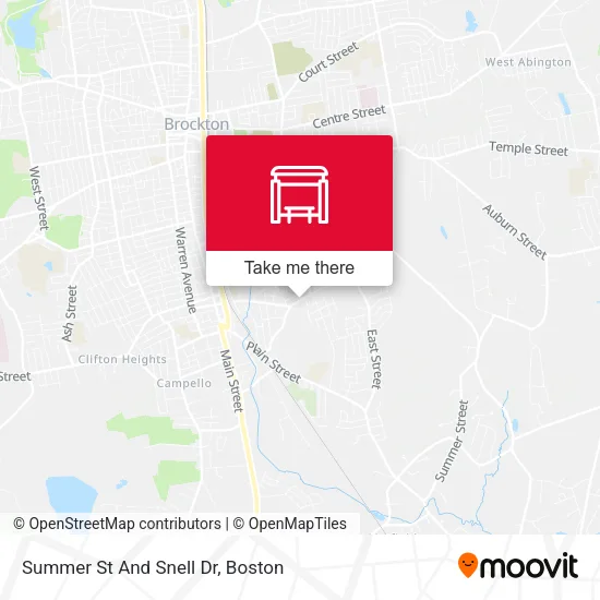 Summer St And Snell Dr map