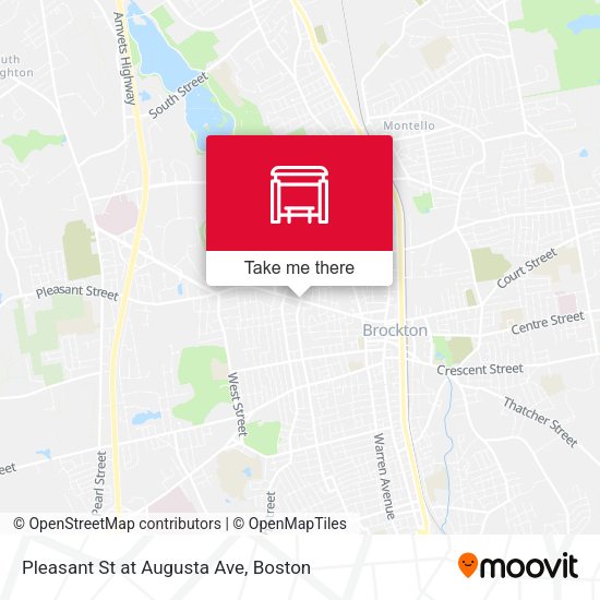 Pleasant St at Augusta Ave map
