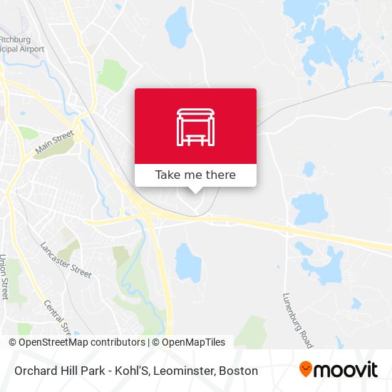 Orchard Hill Park - Kohl'S, Leominster map