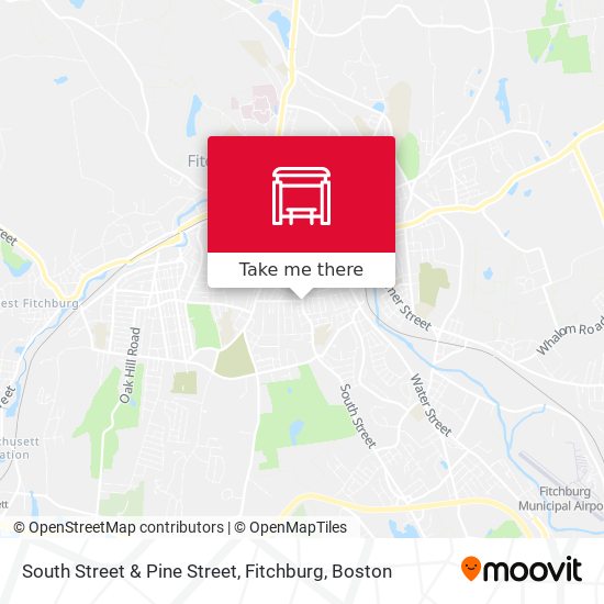 Mapa de South Street & Pine Street, Fitchburg